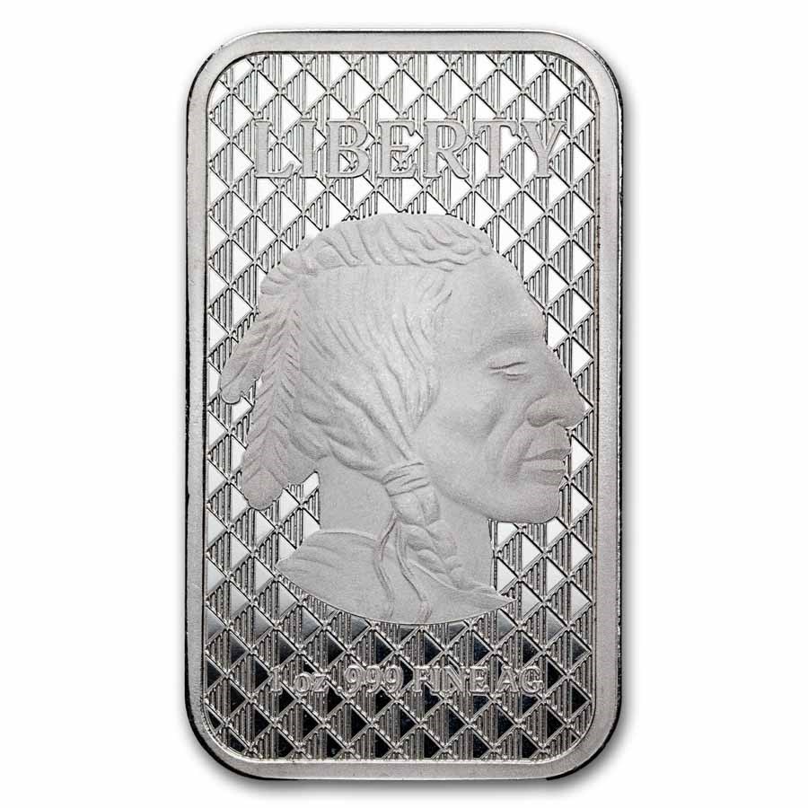 1 oz Silver Liberty USA Buffalo Bar