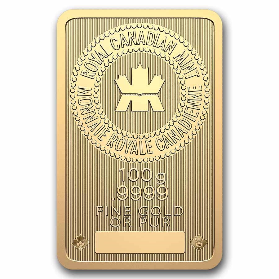 100 gram Gold Bar - Royal Canadian Mint (In Assay) - Image 3