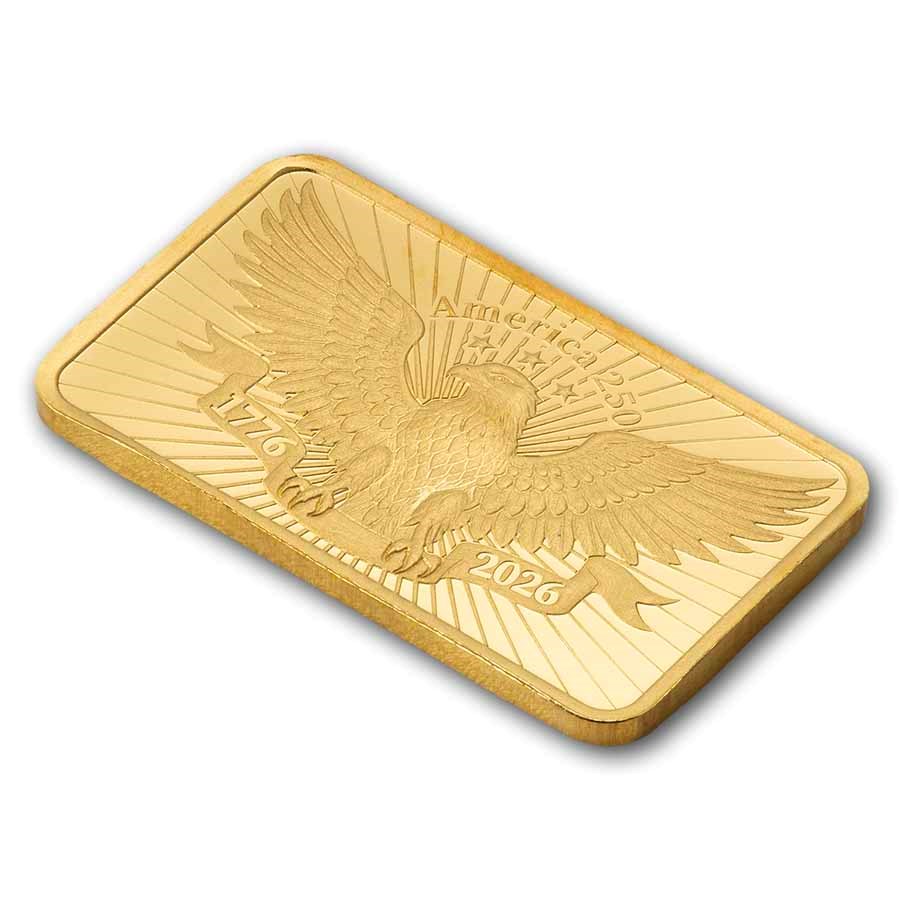 2.5 gram Gold Bar - PAMP 250th Anniversary of the USA - Image 5