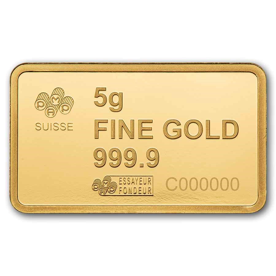 5 gram Gold Bar – PAMP America the Free: Bald Eagle (Assay) - Image 4