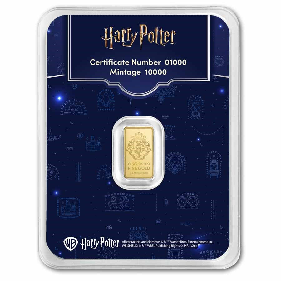 Harry Potter 1/2 gram Gold Bar Harry Potter 25th Anniversary - Image 2