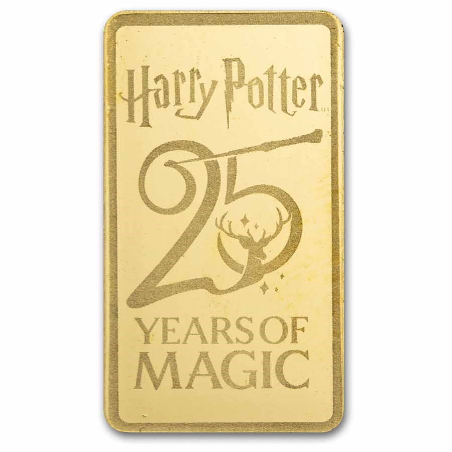 Harry Potter 1/2 gram Gold Bar Harry Potter 25th Anniversary - Image 3