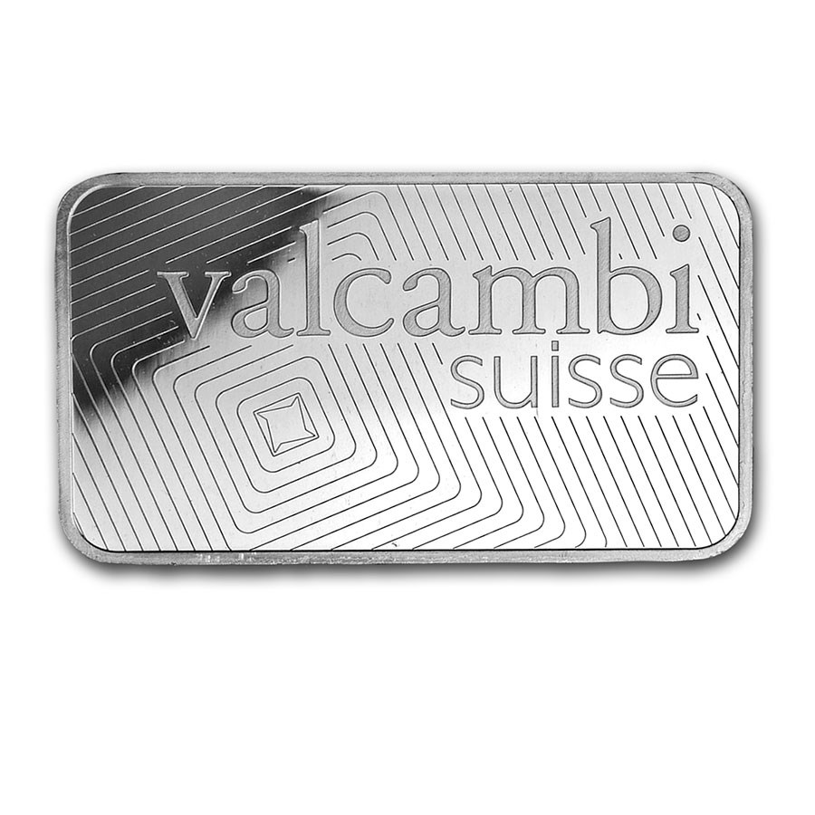 100 gram Valcambi Suisse Platinum Bar - Secondary Market (.999+ Fine) - Image 2