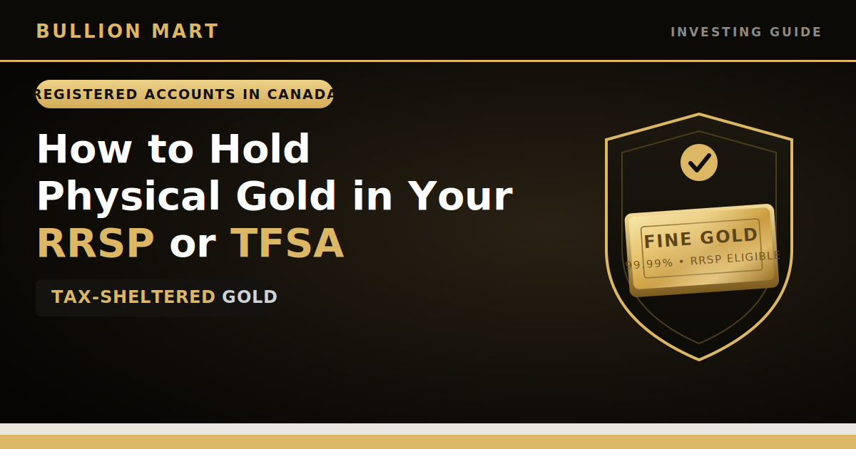 How to Hold Physical Gold in Your RRSP or TFSA