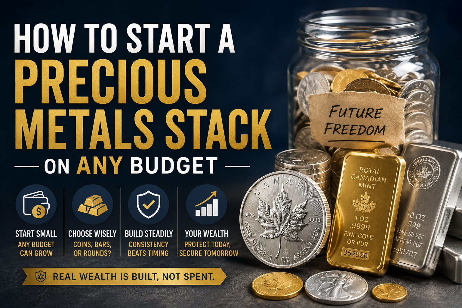 How to Start a Precious Metals Stack on Any Budget